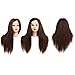 Hairdressing 98% Professional Real Human Hair 24 Inch,CoastaCloud Training Mannequin Head Hairdresser Human Hair with Clamp