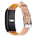 Produktbild Für Huawei Talkband B5 Uhr Intelligent Uhr Smart Watch Ersatz Leder Schnalle Uhrenarmband Armband Handgelenk Strap für Herren Damen (Roségold)