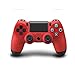 Price comparison product image Wireless Bluetooth Game Controller Gamepad for Sony PS4 (Red)