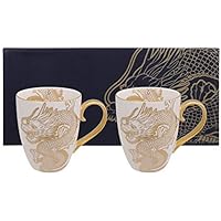 TOKYO design studio Oro Nippon Limited Edition Taza 2pcs 8.5 x 10.2 cm 380 ml Dragon