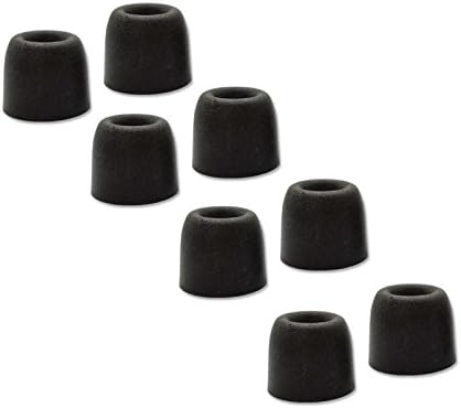 Lovinstar Replacement Foam Ear tips sleeves fit for SHURE SE110 SE115 SE210 SE215 SE310 SE315 SE420 SE425 SE530 SE535 In-Ear Headphones Earphones (Black)
