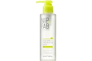 NIP+FAB Nip + Fab Teen Skin Fix Pore Blaster | Żel do Codziennego Oczyszczania Twarzy | Ekstrakt z Wasabi | Witamina E | Micelarny Żel do Mycia Twarzy | Kontrola Sebum | Wygładzanie Porów | 145 ml