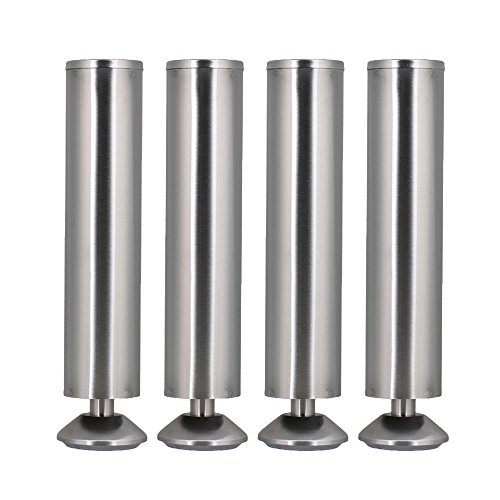 Patas de acero inoxidable para muebles.