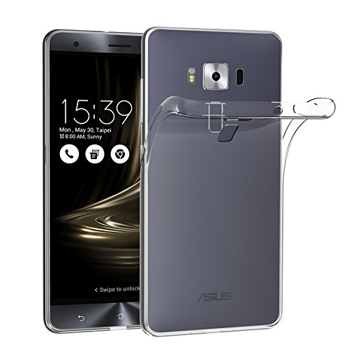 Asus Zenfone 3 Deluxe ZS570KL 5 7   Funda  iVoler TPU Silicona Case Cover Dura Parachoques Carcasa Funda Bumper para Asus Zenfone 3 Deluxe ZS570KL 5 7     Ultra-delgado   Shock-Absorci  n   Anti-Ara  azos   Transparente - Garant  a Incondicional de 18 Meses