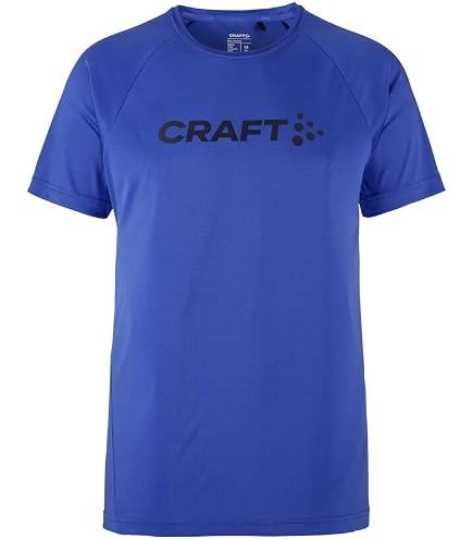 Craft COMMUNITY FUNCTION SS TEE – Kurzärmlig, Aus 100 % Polyester, Schnell Trocknend, Für Sport & Branding, Farbe: Bright Red
