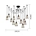 Produktbild Nordic Retro einstellbare Edison die Glühbirne Kunst Eisen Lampe Leuchte Modern Lighting Fixtures (Größe: 180 * 200 cm)