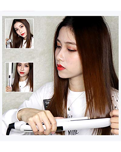 YUAND 2 in 1 Hair Straightener Curling Iron LCD Monitor 4D Floating Heating Panel Negative Ion Cermaic Heating Dual Voltage for Worldwide Traveling 230 C High Temperature Pink reviews YUAND 2 in 1 Hair Straightener Curling Iron LCD Monitor 4D Floating Heating Panel Negative Ion Cermaic Heating Dual Voltage for Worldwide Traveling 230 C High Temperature Pink