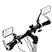 Produktbild Wokee 2 Pcs Aluminium Fahrradspiegel Rückspiegel,Große Linse Verstellbarer Konvexspiegel für Fahrrad , Mofa , Rollstuhl , Rollator , Roller