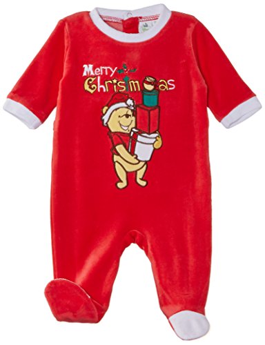 Disney Baby Boys Winnie The Pooh NH0340 Sleepsuit, True Red, 1-2 Years (Manufacturer Size:12 Months)