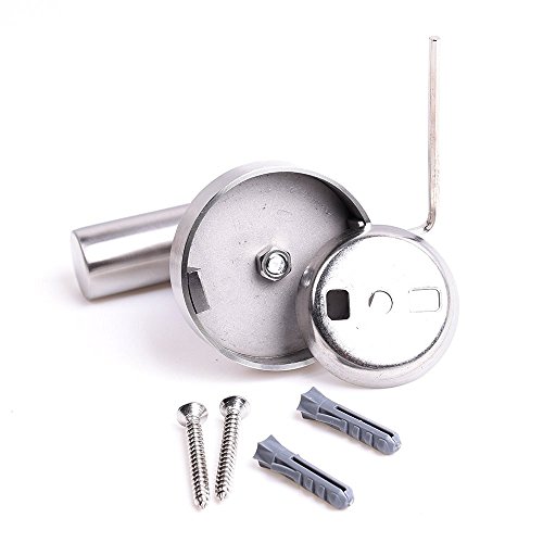 Handtuchhaken Bademantelhaken Kleiderhaken Wandhaken Edelstahl Einzel selbstklebend Nickel Haken gebürstet - 8