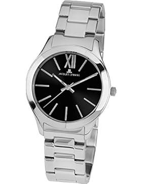 Jacques Lemans Damen-Armbanduhr Rome Analog Quarz Edelstahl 1-1840E