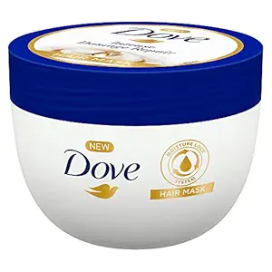 Dove Intense Damage Repair Hair Mask formulated with 1/4th Moisturizing Cream & Keratin Actives that nourish for hair that is beautiful and resilient to damage. Makes Dry & Rough hair feel smoother and helps in detangling, 300 ml