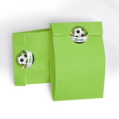 10 Einladungskarten zum Kindergeburtstag Fussball Fußball Junge/Mädchen /10 Bunte Einladungen zum Geburtstag mit dem Motiv „Fußball“ / Umschläge / Party-Tüten - 7