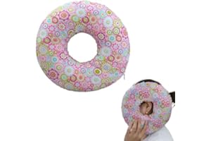 Futuhada Cuscino Per Piercing Con Foro, Cuscino per Piercing All’orecchio, Cuscino per Orecchie da Piercing, Protezione Della Ciambella Con Foro, Cuscino per Orecchie con Foro per L'orecchio per Cnh