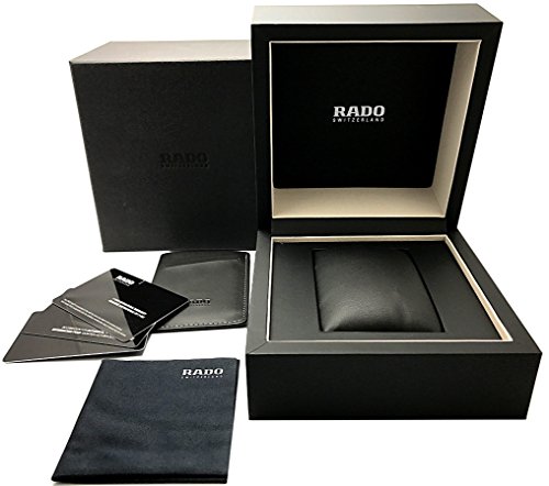Rado Centrix R30934162 38mm Black Steel Bracelet & Case Anti-Reflective Sapphire Men's Watch