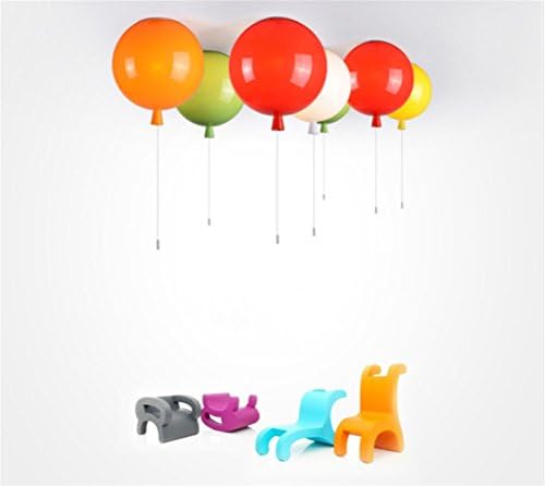 WD Color Balloon Light Modern Simple Creative Restaurant Bedroom Light Bar Bar Ceiling Light Led Child Room Light , E27-9W-200 Large,e27-9w-200 large