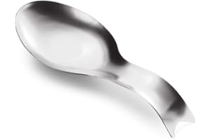 PYBBO Stainless Steel Spoon Rest - Thickened Utensil Holder for Kitchen
