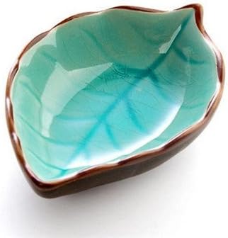 Creative home products dip snack seasoning sauce dish/kitchen ceramic small dishes of pickles spices vinegar, 11*7cm,Light blue