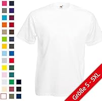 Valueweight T-Shirt von Fruit of the Loom S M L XL XXL XXXL verschiedene Farben