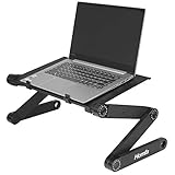laptoptisch fürs bett test Zusammenklappbar und ohne Aufbau: Der Laptop-Kühler kann gefaltet werden, wenn Sie ihn nicht verwenden. Die Kühlung braucht keine Installation. Das abnehmbare Mauspad kann nach Bedarf mit der gegebenen Schraube aufgeschraubt werden.