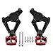 Produktbild Gorgeri 2Pcs Motorrad Beifahrer Fußrasten Pedal Kit Passend für X-ADV 750 17-19(Schwarz rot)