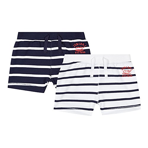 J By Jasper Conran Designer Pack Of Two Babies Navy Striped Shorts 9-12 Months