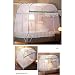 Produktbild JHDUID Princess Mosquito Net - Betthimmel Pop Up Faltbare Doppeltür Einfache Einrichtung mit Anti-Mückenstichen von unten,Green,2.0mbed