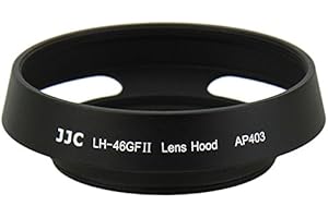 JJC Pare-soleil en métal à visser pour objectif Panasonic Lumix G 20 mm f/1.7 II ASPH, objectif 14 mm f/2.5 ASPH et Olympus M.ZUIKO Digital 17 mm f/1.8 objectif/ED 60 mm f/2.8 Macro