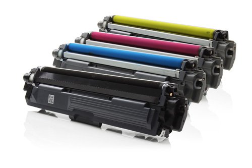 Inkadoo® XXL Toner ersetzt Brother TN242BK,TN-242 BK TN-242BK - TN-242Y - 4x Premium Drucker-Kartusche Kompatibel - Schwarz, Cyan, Magenta, Gelb - 1x2500 & 3x2200 Seiten