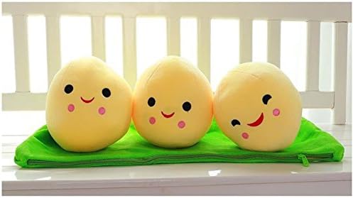 Hkokh Cute Happy Bean Plush Puppet Fashion Hold Pillow Dolls 20 inch, 55cm