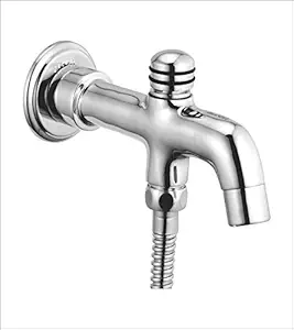 ALTON LEO12110 Brass Bath Tub Spout with Button Attachment (Chrome)