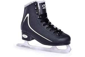 SMJ SPORT SMJ Calgary Pattini da ghiaccio da uomo Pattinaggio artistico Classico Pattinaggio su ghiaccio Nero | Taglie: 40, 41, 42, 43, 44, 45
