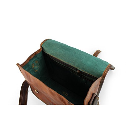 Leder-Accessoires – ideal fürs Büro, Freizeit, Urlaub – handgefertigt (Umhängetasche) - 5