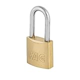  Fac seguridad - Candado arco normal 25mm laton (en caja)