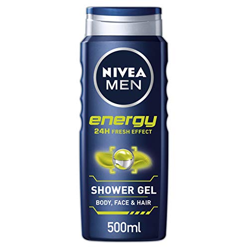 Nivea men - Energy, gel de ducha, pack de 6 (6x 500 ml ) - Version importada (UK)