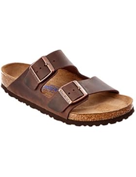 Birkenstock Arizona Habana Weichbettung Nubukleder geölt