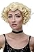 Price comparison product image WIG ME UP ® GFW1717-613 Lady Quality Wig Short Bob curly middle parting 20s 30s Twenties Movie Star Diva Charleston Swing Style Wave platinum blond Betty