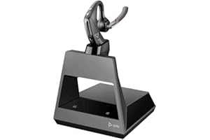 Plantronics - Voyager 5200 Office (Poly) - Bluetooth Over-the-Ear (Mono) Headset - Sound Guard-Noise Canceling Mic-Connects to Deskphone/PC/Mac - Works with Teams, Zoom & more