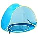 Price comparison product image AYUE® Beach Tent with Built-in Pool, Infant Pop up Tent with 2 Mesh Side Windows, 2 Side Pockets, UPF 50+ Sun Shade Shelter with Rear Zipper Panel
