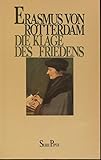 Die Klage des Friedens by Erasmus von Rotterdam, Brigitte Hannemann