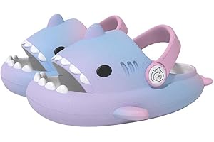 WUYISTAR Chanclas Tiburón Niñas Chanclas de playa para niños Sandalias antideslizantes para piscina Chanclas de Verano Rosa Menta Verde Azul Gris Amarillo Verde Oscuro