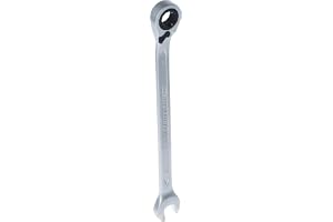 BRILLIANT TOOLS BT013808 Ringspärrnyckel, med omkastare, 8 mm [Powered by KS TOOLS]