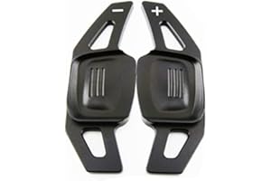 ‎ASUDARO Auto Lenkrad Schaltwippen,Asudaro 2Stück Schaltwippen Auto Schaltwippen Verlängerung Paddle Shifter Extensions Aluminium Racing Schaltwippen Verlängerung Kompatibel mit G-ol-f 8 MK8 2020 2021,Schwarz