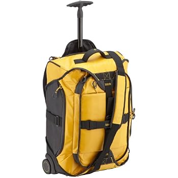 Sac De Voyage Samsonite Paradiver Light 79 Cm - 121.5L Déperlant Léger - Roues, Bandoulière - Nylon Recyclé - Jaune