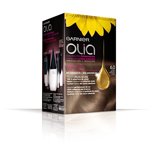 Garnier Olia Coloración Permanente, Tono 6.0 Rubio Oscuro - 20 cl