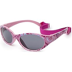 Kiddus Gafas de sol para niña niño entre 2 y 6 años, hecho de goma TOTALMENTE FLEXIBLES, 100% protección rayos UVA y UVB, seguras, confortables y muy resistentes, ideal regalo, (KI30410)