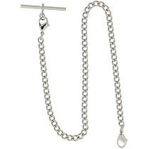 2 Catene Per Orologio Da Taschino In Ottone - Con Pendente Tibetano, Lunghezza 29 Cm