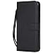 Produktbild DENDICO LG V40 Hülle, Leder Wallet Tasche Handyhülle mit Standfunktion und Kartenfach, Magnetverschluss Flip Etui TPU Schutzhülle für LG V40 - Schwarz