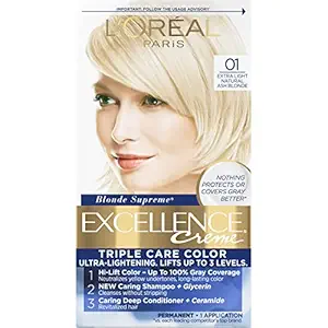 LOreal Paris Excellence Triple Protection Color Crome, Extra Light Ash Blonde