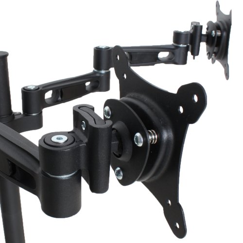 TecTake® Dual Doppel Tischhalterung LED LCD TFT Monitorhalterung Monitore schwenkbar - 5